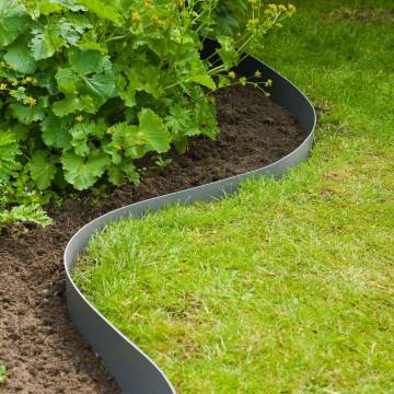 Nature Garden Border Edging 15cm x 40m - Grey