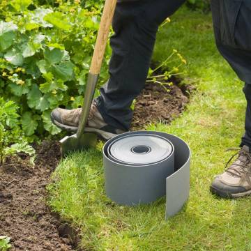 Nature Garden Border Edging 15cm x 40m - Grey