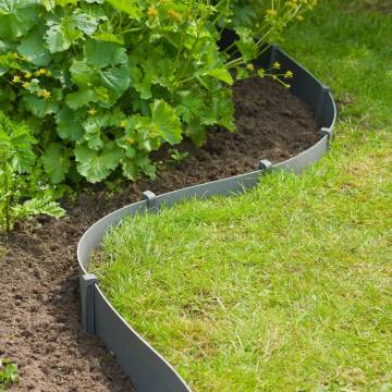 Nature Garden Border Edging 15cm x 40m - Grey