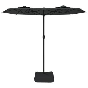 Double-Head Parasol Anthracite 316x240 cm | Hipomarket UK