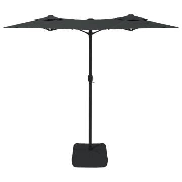 Double-Head Parasol Anthracite 316x240 cm | Hipomarket UK