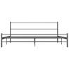 Grey Metal Super King Bed Frame 180x200 cm - Hipomarket