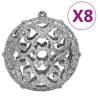 111 Piece Silver Christmas Bauble Set - Shatterproof Decor