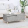 Elegant Concrete Grey Coffee Table - 90x50x36.5 cm