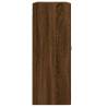 Elegant Wall Mounted Cabinets - Brown Oak (Set of 2) | HipoMarket