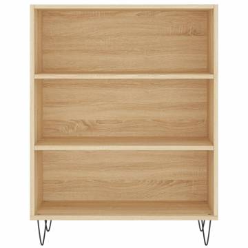 Stylish Highboard Sonoma Oak - Durable Engineered Wood