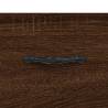 Stylish Highboard Brown Oak 69.5x34x180 cm - Hipomarket