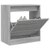 Shoe Cabinet Grey Sonoma 60x34x63.5 cm Engineered Wood Colour grey sonoma Size 60 x 34 x 63.5 cm Quantity in Package 1 Number of 