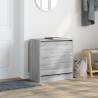 Shoe Cabinet Grey Sonoma - Compact Storage Solution