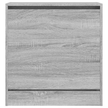 Shoe Cabinet Grey Sonoma - Compact Storage Solution