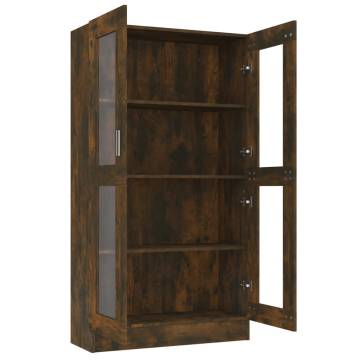 Vitrine Cabinet Smoked Oak - Stylish Storage Solution