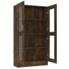 Vitrine Cabinet Smoked Oak - Stylish Storage Solution