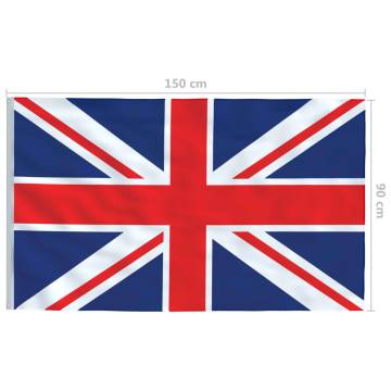 UK Flag 90x150 cm | Durable & Eye-catching Design