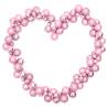 Pink Christmas Balls Garland - 175 cm Shatterproof Decor