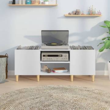 Record Cabinet White - Stylish & Durable Vinyl Storage