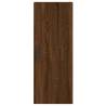 Stylish Highboard Brown Oak - 34.5x34x180 cm | HipoMarket