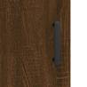 Stylish Highboard Brown Oak - 34.5x34x180 cm | HipoMarket