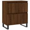 Timeless Brown Oak Sideboards - 3 pcs Engineered Wood