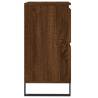 Timeless Brown Oak Sideboards - 3 pcs Engineered Wood