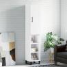 Highboard High Gloss White 34.5x34x180 cm Engineered Wood Colour high gloss white Quantity in Package 1 Model 3 shelves 