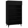 Shoe Cabinet Black 60x35x105 cm - Stylish Storage Solution