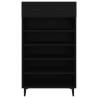 Shoe Cabinet Black 60x35x105 cm - Stylish Storage Solution