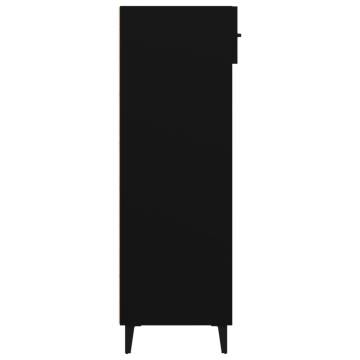 Shoe Cabinet Black 60x35x105 cm - Stylish Storage Solution