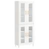 Highboard High Gloss White - Stylish Storage Solution