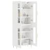 Highboard High Gloss White - Stylish Storage Solution