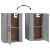 3 Piece TV Cabinet Set - Grey Sonoma Engineered Wood