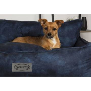 Scruffs & Tramps Dog Bed Kensington - Large Navy 90x70 cm