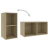 Sonoma Oak TV Cabinets - 4 pcs Stylish Storage Solution