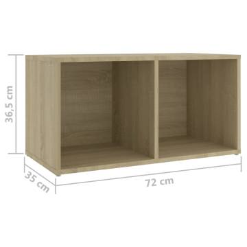 Sonoma Oak TV Cabinets - 4 pcs Stylish Storage Solution