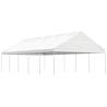 Gazebo with Roof White 11.15x5.88x3.75 m Polyethylene Size 11.15 x 5.88 x 3.75 m Quantity in Package 1 