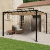 Gazebo with Louvered Roof 3x3 m Taupe Fabric and Aluminium Colour taupe Size 3 x 3 m Quantity in Package 1 