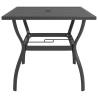 Garden Table Anthracite - Stylish Outdoor Table (81.5x81.5 cm)