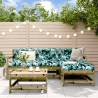 5 Piece Garden Lounge Set Impregnated Wood Pine Colour dark brown Number of 5 