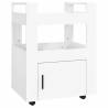 Kitchen Trolley White 60x45x80 cm | Engineered Wood Storage