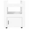 Kitchen Trolley White 60x45x80 cm | Engineered Wood Storage