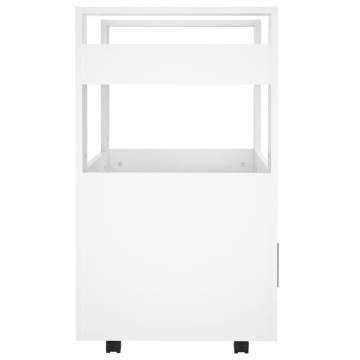 Kitchen Trolley White 60x45x80 cm | Engineered Wood Storage