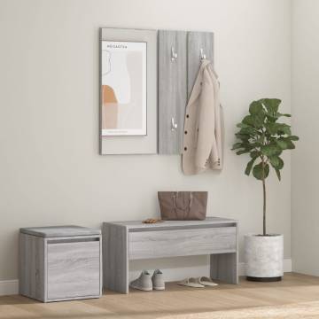 Hallway Furniture Set - Grey Sonoma Engineered Wood | HipoMarket