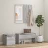 Hallway Furniture Set Grey Sonoma Engineered Wood Colour grey sonoma Quantity in Package 1 Amount 