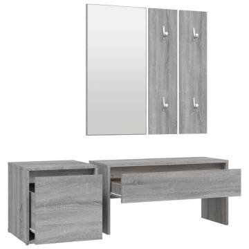 Hallway Furniture Set - Grey Sonoma Engineered Wood | HipoMarket