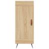 Stylish Highboard Sonoma Oak 34.5x34x180 cm | HipoMarket