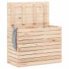 Solid Wood Pine Laundry Basket - 88.5x44x66 cm