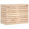 Solid Wood Pine Laundry Basket - 88.5x44x66 cm