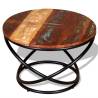 Coffee Table - Solid Reclaimed Wood 60x60x40 cm | Hipo Market