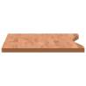 Desk Top 100x(45-50)x2.5 cm Solid Wood Beech | Hipomarket