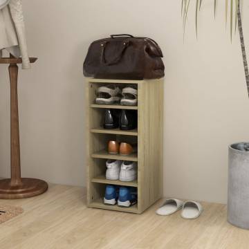 Shoe Cabinet Sonoma Oak 31.5x35x70 cm - Stylish Storage Solution