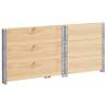 Pallet Collars 3 pcs 60x80 cm - Solid Pine Wood | Hipo Market